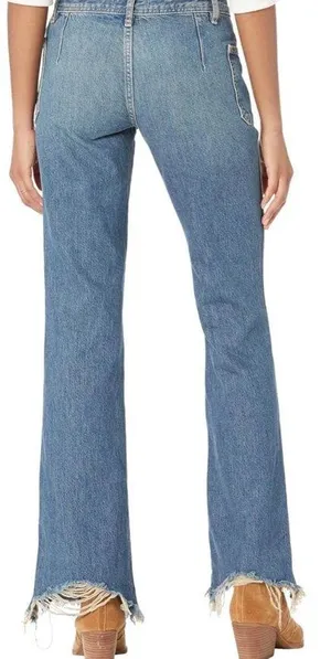 We The Free People Izzy Low Rise Flare Jeans Womens 26 NEW $138 thumbnail 2
