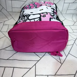 Sanrio Hello Kitty Backpack OSFA Pink White Bioworld 19 Inch Laptop Sleeve Padded Back thumbnail 8