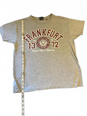 Classic Frankfurt Germany Fox Originals Grey T-Shirt Size S thumbnail 2