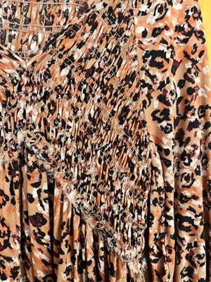 Orange leopard Dress thumbnail 3