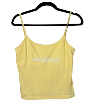 Gear for Sports University of Central Florida UCF Yellow Fitted Crop Tank Large thumbnail 1