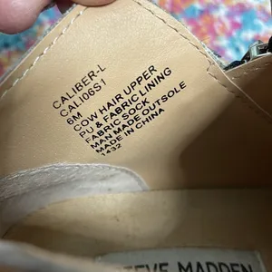 Steve Madden Caliber Leopard Wedge Sneaker Bootie size 6 Mobwife thumbnail 9