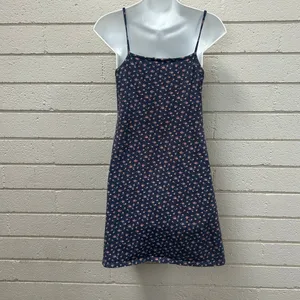 Brandy Melville Blue Floral Mini Dress one size thumbnail 3