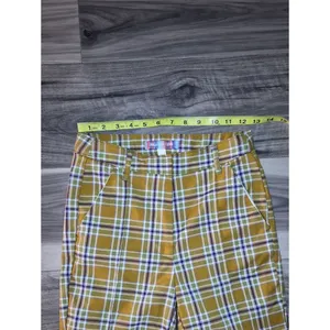 Urban-outfitters Women's Yellow and White Trousers thumbnail 2