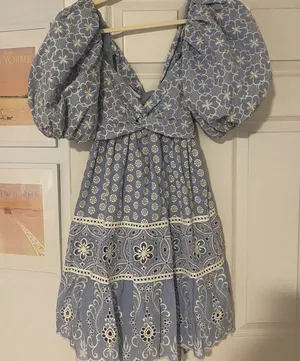 Alice and Olivia Blue Mini Dress thumbnail 1