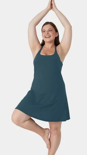 Halara Airy Backless Dress-Euphoria Air Cool Touch & Adjustable Straps-UPF50+ thumbnail 7