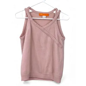 CYNTHIA STEFFE | M | Pure 100% Casher Knit Top Sweater Tank Sleeveless Women thumbnail 6