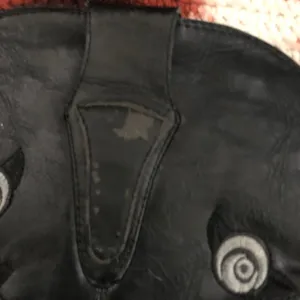 Black White Embroidered Floral cowboy western boho cowgirl leather boots thumbnail 8