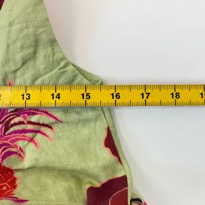 NWOT Farm Rio Fresh Garden One-Shoulder Linen Blend Midi Dress Size XS thumbnail 11