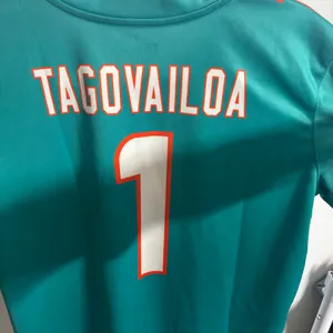 Women’s Miami Dolphins Tua Tagovailoa Nike Aqua Game Jersey thumbnail 9