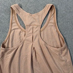 Lululemon Racerback Tank Top Women's Small Brown/White Active Gym No Size Tag thumbnail 6