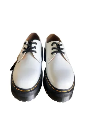 DR. MARTENS 1461 Quad Smooth Leather Unisex Platform Shoe Size 10 or 9 #B1292 thumbnail 3