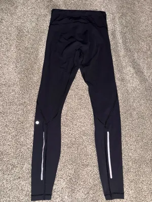 Lululemon Women's Reflective Running Tights Black thumbnail 2