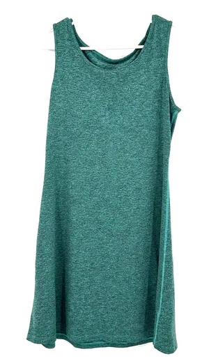 Patagonia Size Medium Green Sleeveless Dress Tulip Back Athletic Athleisure‎ thumbnail 1