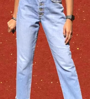 High waisted mom jeans thumbnail 1