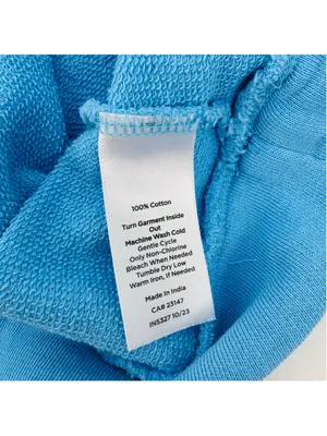 NWOT Talbots Cornflower Blue Sweatshirt with Gold Buttons, Size M thumbnail 6