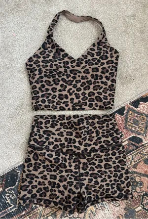 YPB Abercrombie Leopard Print Set XS/S thumbnail 1