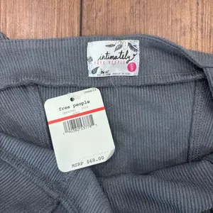 NWT Intimately Free People Teracotta Something Bout You Mini Dress Gray XS $68 thumbnail 5