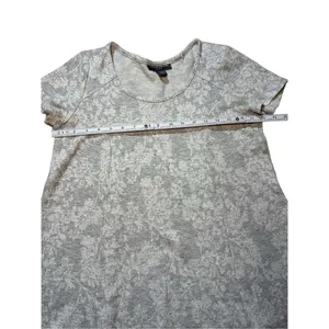 A Pea in the Pod Maternity Grey floral‎ top sz S thumbnail 6
