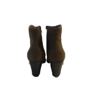 Brown suede ankle boots size 8.5‎ fall winter festival thumbnail 3