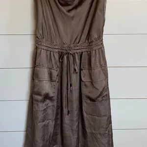 Vince Camuto Womens Taupe Brown Cowl Neck Sleeveless Dress‎ Size 2 VC2L70 thumbnail 4