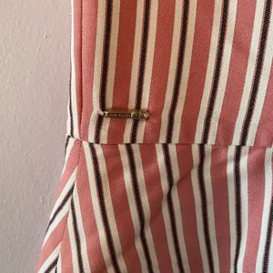 Ted Baker London Coryn Pink White Pinstripe Fit and Flare Skirt size 3 / Medium thumbnail 6