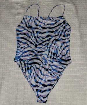 Skatie Zebra Print One Piece  thumbnail 1