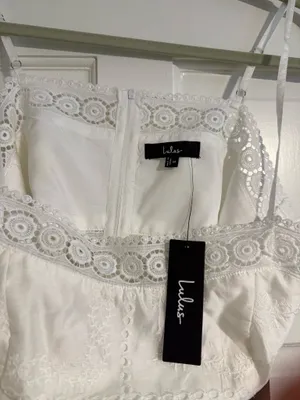 Lulus White Crop Top Lace thumbnail 5