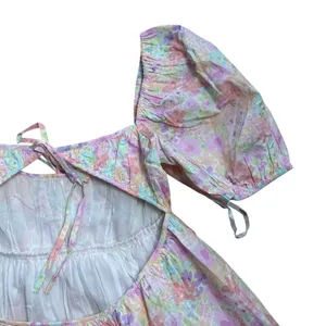 For Love & Lemons Floral Babydoll Kennedy Mini Dress Womens M thumbnail 10