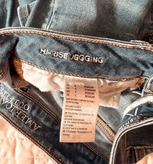 American Eagle Super Stretch High Rise Distressed Jegging Size 0 Regular thumbnail 3