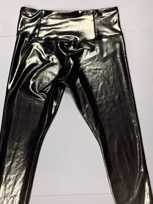 Athleta Elation Shine Leggings LP Black High Rise Metallic Ankle Lustre thumbnail 14