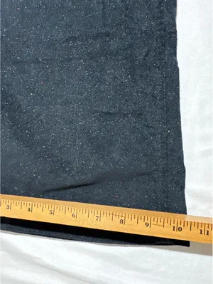 Arizona Jean Co. Hipster Sparkly Black Flared Pants Size 11 thumbnail 4