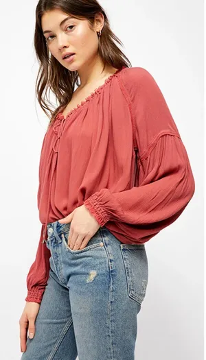 Free People Banda Blouse thumbnail 3