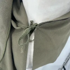 AVATAR CLOTHING Nepal Green‎ Wrap Fleece Top Sweater Wooden Button Size Medium thumbnail 8