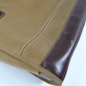 FLAWS- Diane Von Furstenberg Large Tote Shoulder Bag‎ DVF Brown Vintage thumbnail 4