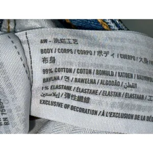 Abercrombie & Fitch Curve Love Mom High Rise Blue Denim Distressed Jean Sz 24 00 thumbnail 4
