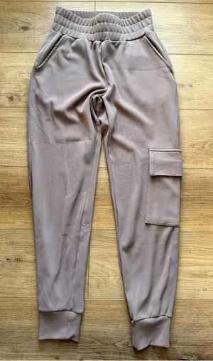 Move Theology Taupe Cargo Jogger Pants thumbnail 1