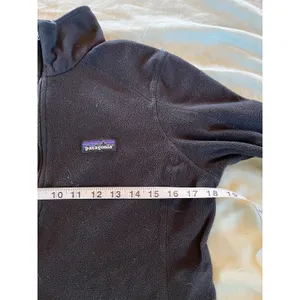 Patagonia 1/4 Zip Black Fleece Jacket Mens Womens Unisex Size S thumbnail 3