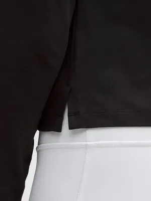 Lululemon Classic-Fit Cotton-Blend Long-Sleeve Shirt in Black - Size 2 thumbnail 4