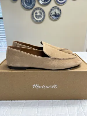 Madewell The Dolli Glove Loafer Soft suede in Walnut Shell Size 7 thumbnail 6