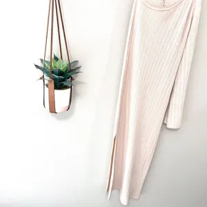 Weekend Stories Keane Ivory Knit Fitted Wool Blend Long Sleeve Dress M Luxe thumbnail 4