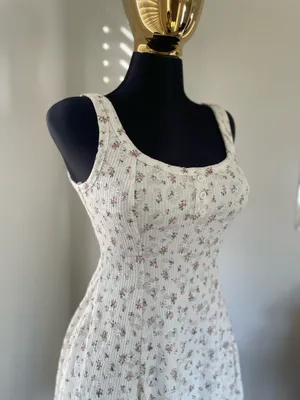 Floral dress White thumbnail 4
