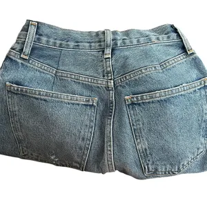AGOLDE High Rise Straight Crop Jeans ALTERED Size 23 90s Crop thumbnail 7
