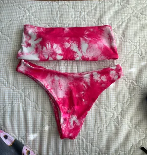 Pink Tie Dye Bikini thumbnail 1