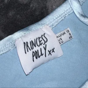 Princess Polly Maliha Mini Dress in Blue Size 8 thumbnail 12