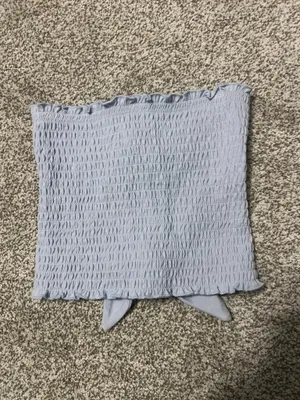 Hollister XXS Smocked Tube Top with Bows thumbnail 3
