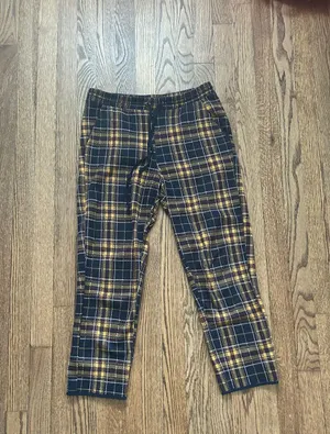 ZARA Plaid Pants thumbnail 1