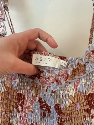 ASTR the Label Floral Smocked Dress thumbnail 5