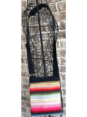 Billabong Crossbody Bag Purse Stripe Canvas Adjustable Strap Zip Close Australia thumbnail 4