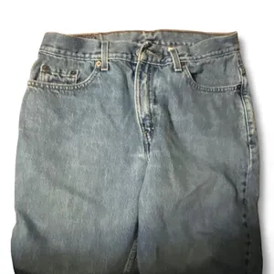 Women's Levi’s 595 Lower Rise Straight Fit Light Blue Denim Jeans size 12 M thumbnail 2